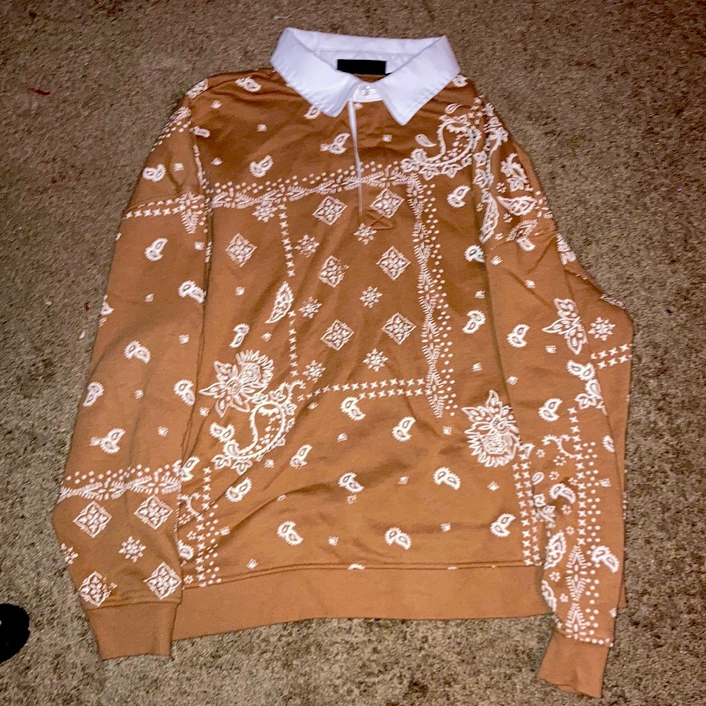 Light Brown Mens Turtleneck